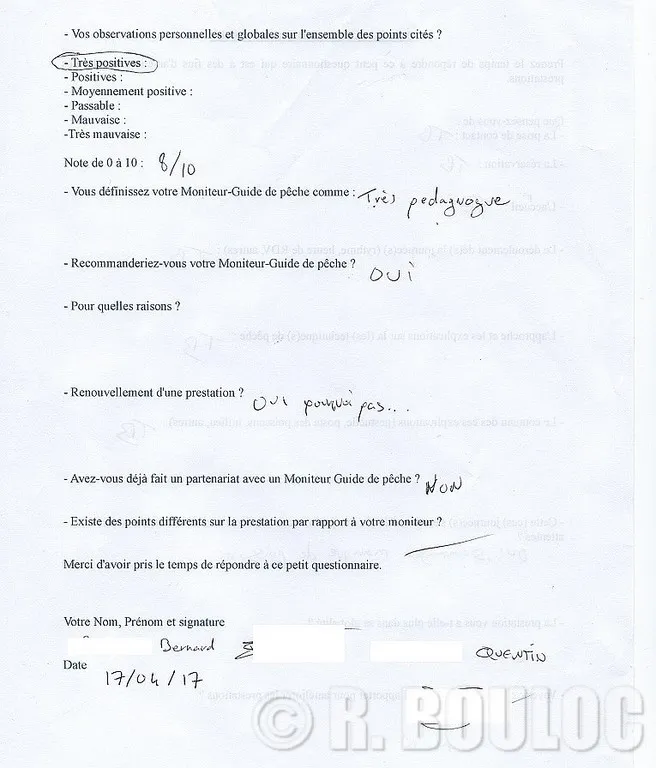 Avis très positifs 8