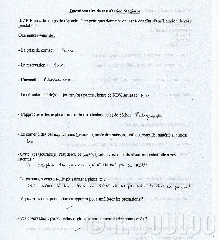 Moniteur guide de pêche efficace 13