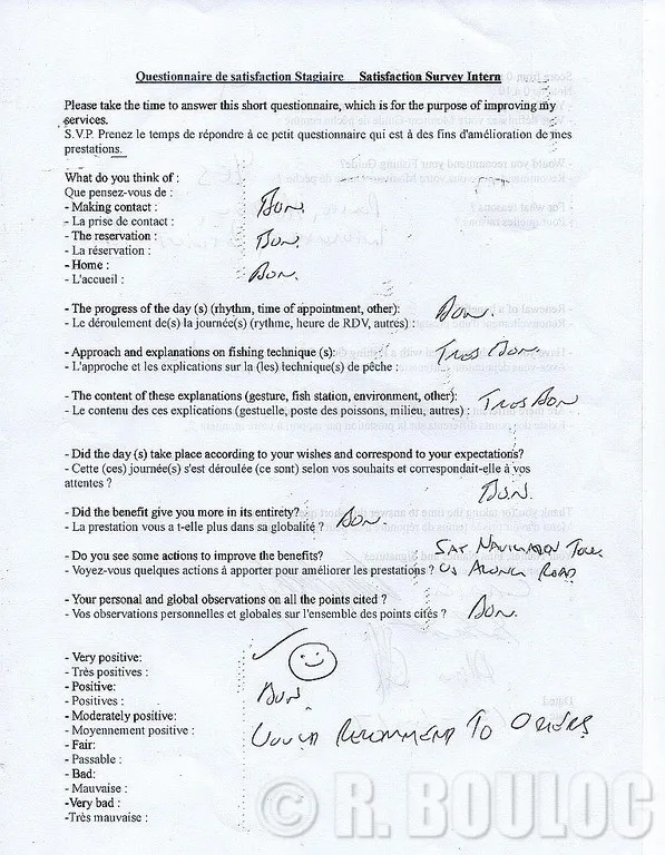 Haute qualité d'explications pêche faites par R. BOULOC 37