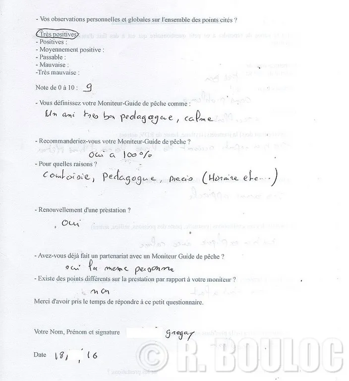 Haute qualité des découvertes pêches avec BOBY 40