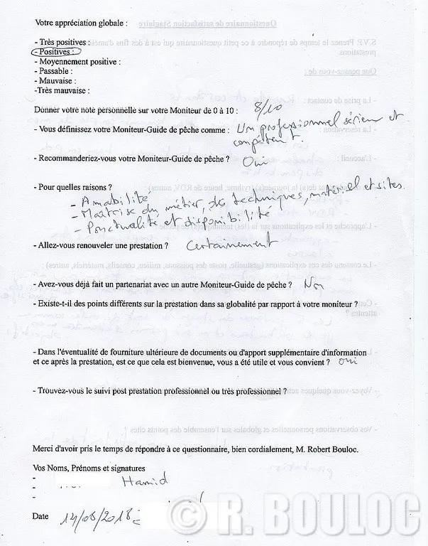 Haute qualité perfectionnement pêche de Robert moniteur de pêche page 44