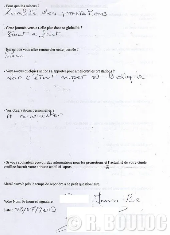 Guidage à la pêche, guidage vers l'autonomie avec R. BOULOC 54