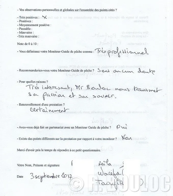 Meilleur moniteur guide de pêche du 34 R Bouloc 64