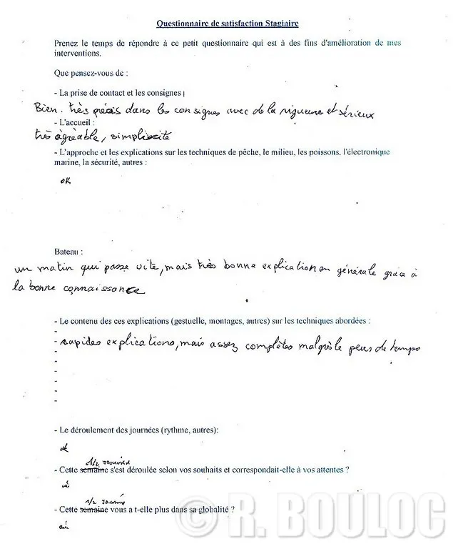 Robert BOULOC meilleur moniteur de pêche du 34 71