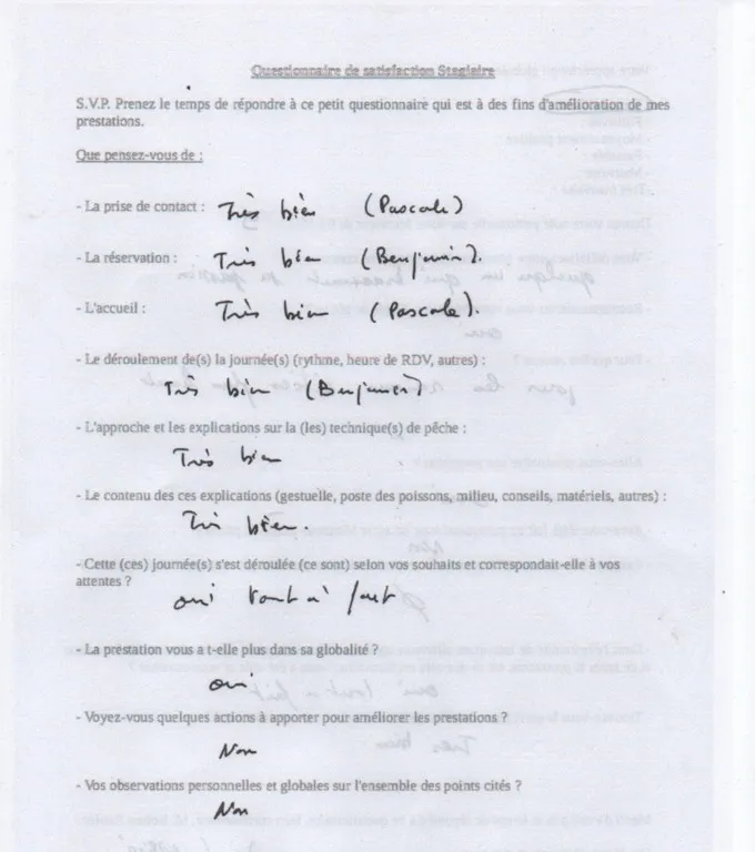 Retour sur séance professionnelle en pêche avec R. BOULOC Hérault 73