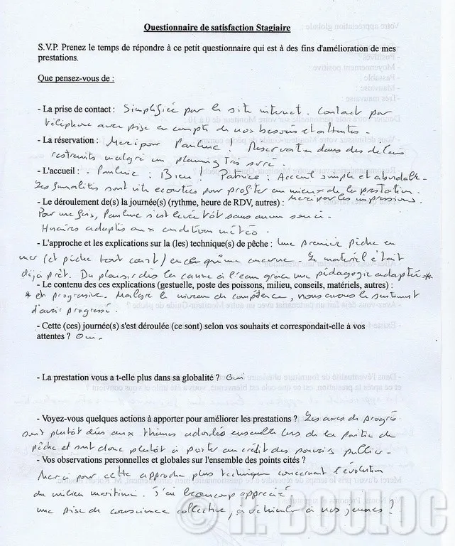 retour de séance pêche avec R. BOULOC Hérault 75