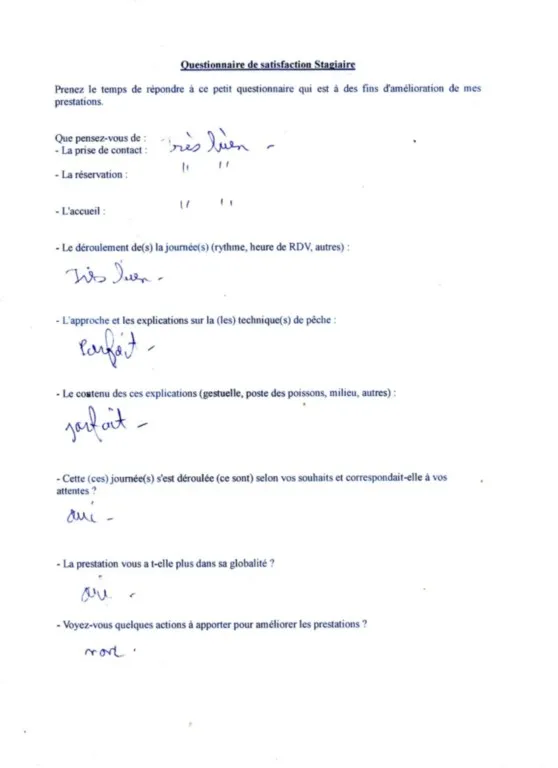 notation de votre moniteur de pêche hérault R. Bouloc 87
