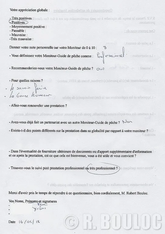 Cours de pêche avec R. Bouloc 94