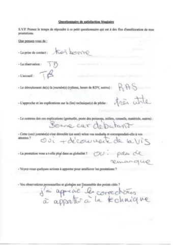 Satisfaction Pêche mouche VIS 2026